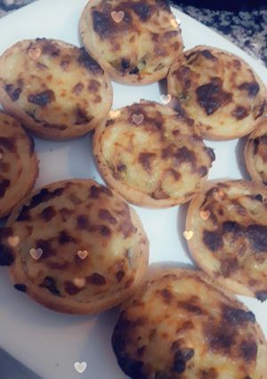 صورة لوصفة ميني كيش بالدجاج 😋