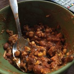 A picture of Vegan Beef Chili.