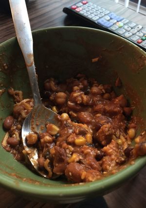 A picture of Vegan Beef Chili.