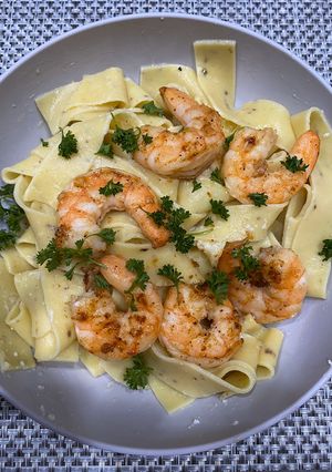 A picture of Lemon parpadelle.