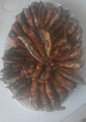 صورة لوصفة سردين مقلي (ولا اطيب)