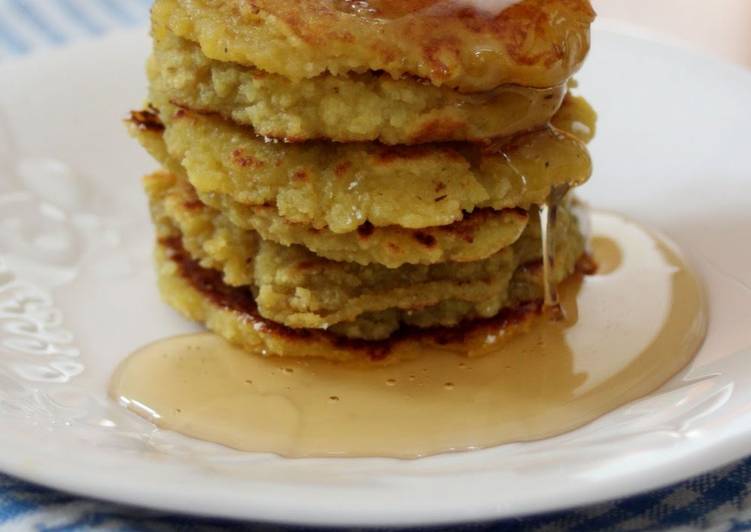 Steps to Prepare Super Quick Homemade Two-Ingredient Sweet Potato Pancakes