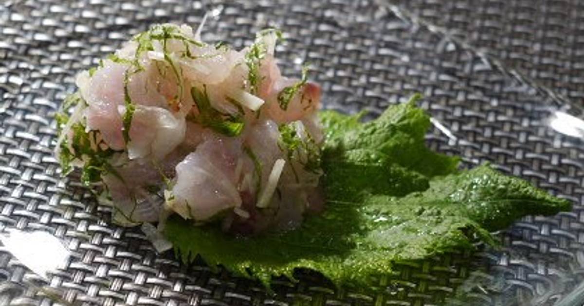 Yellow Striped Butterfish Tataki Recipe by cookpad.japan Cookpad