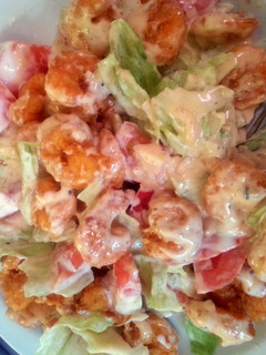 A picture of Fried Shrimp Salad.