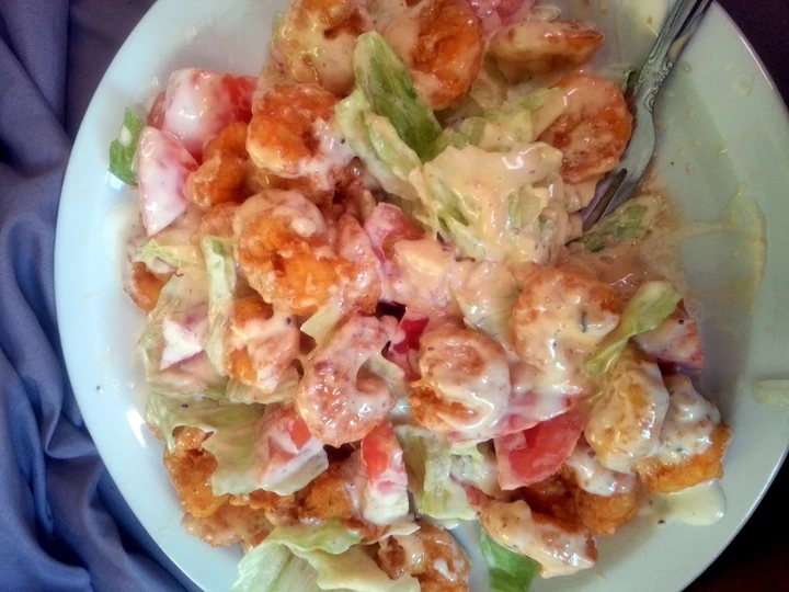 Easy Way Prepare Recipe Fried Shrimp Salad that is Delicious, Perfect}