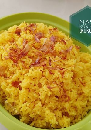 Foto resep Nasi Kuning versi Kukus