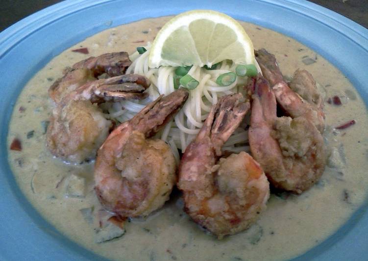 Recipe of Speedy Creamy Shrimp Scampi