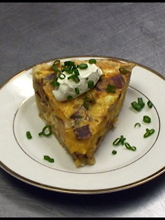 A picture of Quiche (Bacon, Egg, and Cheese Pie).