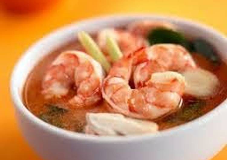 Simple Way to Prepare Super Quick Homemade black pepper shrimp soup