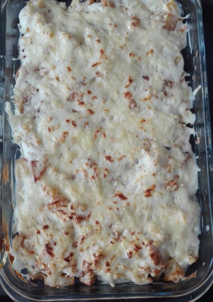 Una foto de Patatas con bacalao