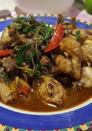 รูปของ คั่วไก่ E-san Style