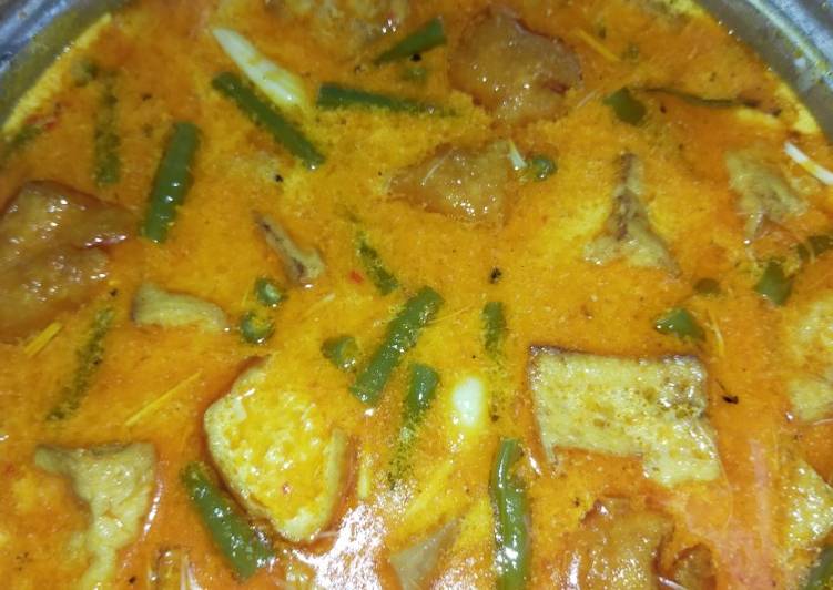 Resep Sayur lodeh nangka kacang panjang dan tahu Anti Gagal