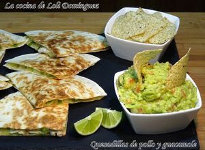 Foto principal de Quesadillas de pollo y guacamole súper fácil