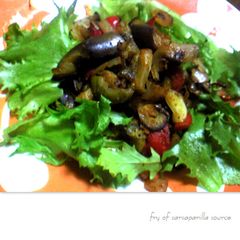 A picture of A Delicious Meal with Salsa.