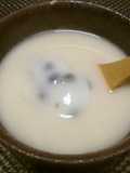 Sweet Red Bean Soup with Amazake and Daifuku for One