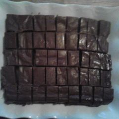 A picture of Chocolate & Peanut Butter Fudge.