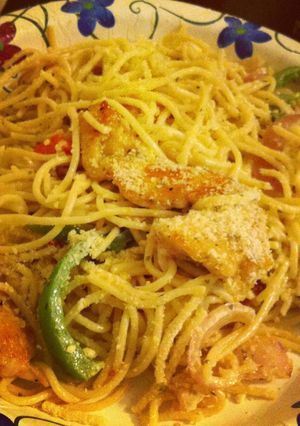 A picture of Chicken Scampi.
