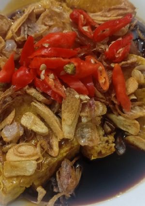 Foto resep Tahu penyet sambel kecap