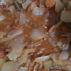 A picture of Quick One Pot Cabbage Soup.