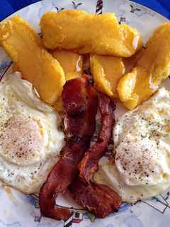 A picture of Corn Meal Mush Breakfast.