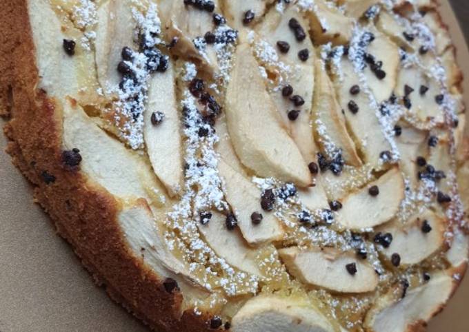 Come a Preparare Ultimate TORTA DI MELE, YOGURT E GOCCE DI CIOCCOLATO