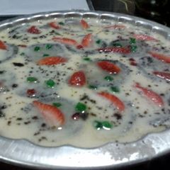 cheese pudding with oreo A picture of cheese pudding with oreo.