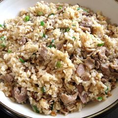 A picture of Ginger Pork Takikomigohan.