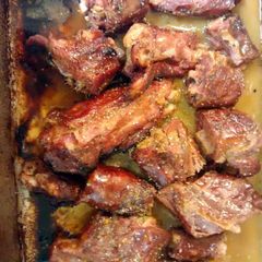 A picture of Cajun Style Smoked Turkey Necks.