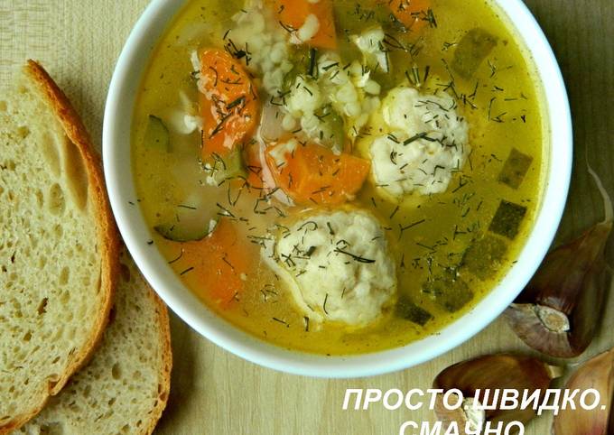 Рассольник с рисом и куриными фрикадельками, рецепт с фото — kozharulitvrn.ru