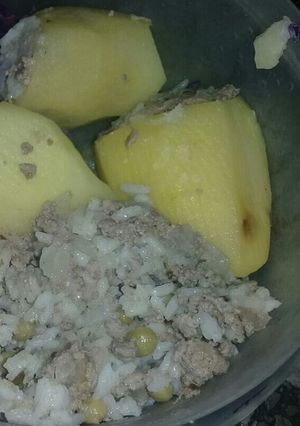 Una foto de Papas rellenas