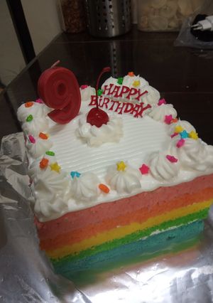 Foto resep Rainbow cake
