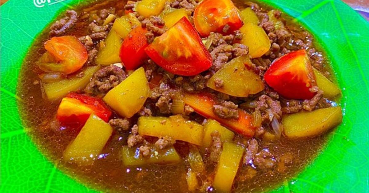 Resep Semur Daging Sapi Giling Kentang Oleh Rr Cookpad