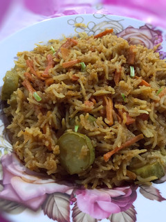 صورة لوصفة رز بخاري نباتي