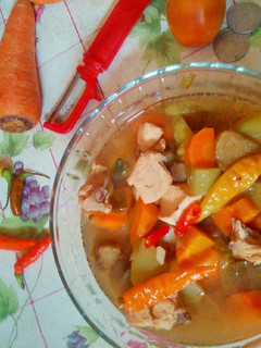 Foto resep Sayur asem asem daging ayam
