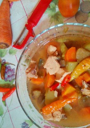 Foto resep Sayur asem asem daging ayam