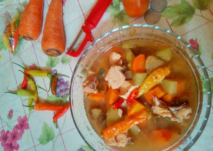 Sayur asem asem daging ayam