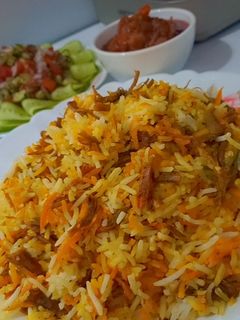 عکسی از دستور هویج پلو با گوشت
