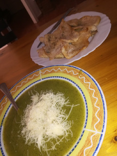 Una foto de Puré de calabacín a mi manera