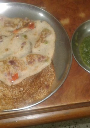 A picture of Suji ke chilla.