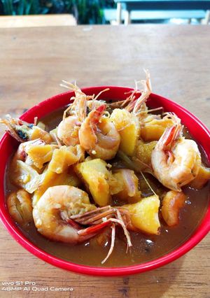 Foto resep Udang Masak Nanas