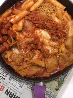 Foto resep Ramen Tteokbokki (Rabokki)