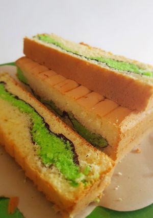 Foto resep Topomap cake irit 2 telur