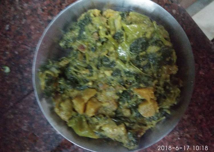 Simple Way to Make Homemade Pui saak(malabar spinach)