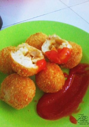 Foto resep Roti Goreng Sosis