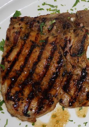A picture of Grilled Marinated Pork Chops.