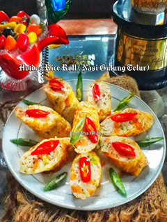 Foto resep Hotdog rice Roll (Nasi Gulung Telur)