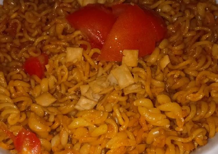 Resep Mie Goreng macaroni pedas manis Lezat
