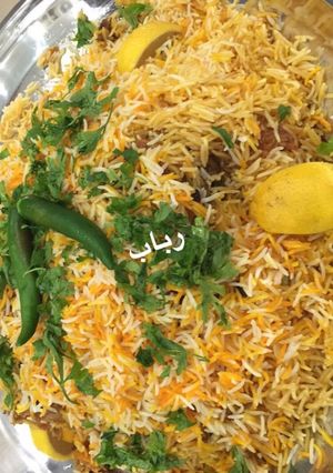 صورة لوصفة رز كابلي مديني(على طريقة اهل المدينه المنورة)