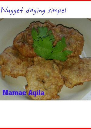 Foto resep Nugget daging simpel