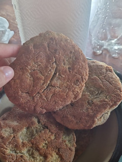 Una foto de Hamburguesas de lentejas (no son veganas ni aptas para celíacos)